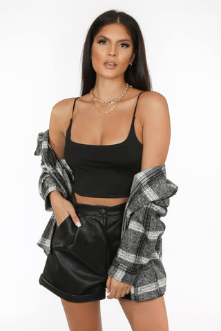 Hit List Leather Dress - Black, Fashion Nova, Dresses