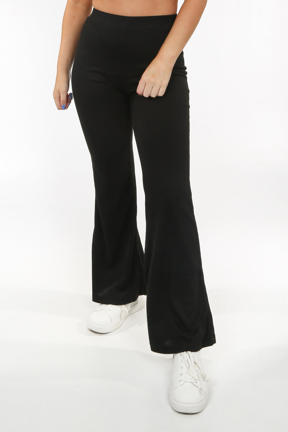 https://www.dressedinlucy.com/cdn/shop/products/Ribbed-Flare-Trousers-Black-Bottomsfront.jpg?v=1596102567